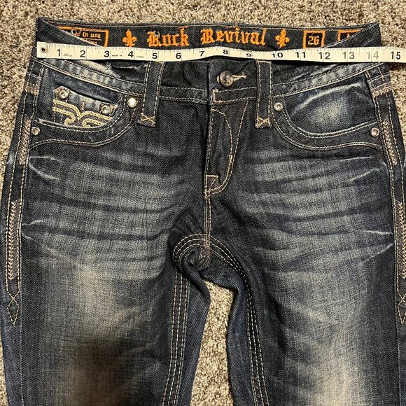 Rock Revival Women's Jeans, Women's size 26, Ashley Boot cut, Denim - Picture 13 of 16